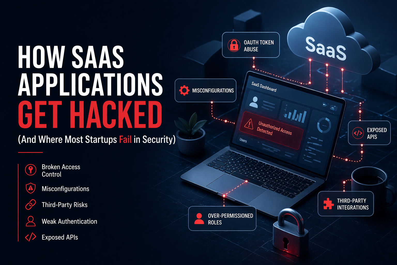 How SaaS Applications Get Hacked (And Where Most Startups Fail in Security) featured image