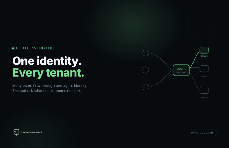 AI agent access control: many users flow through one agent identity to every tenant